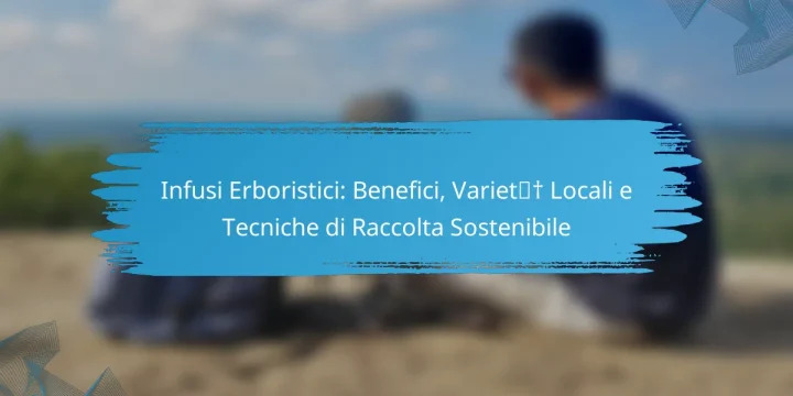 Infusi Erboristici: Benefici, Varietà Locali e Tecniche di Raccolta Sostenibile